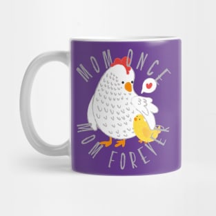 Mommy and Chicken Gift From Daughter and Son Mug